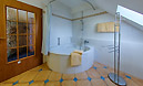 Badezimmer der Maisonette Wohnung
